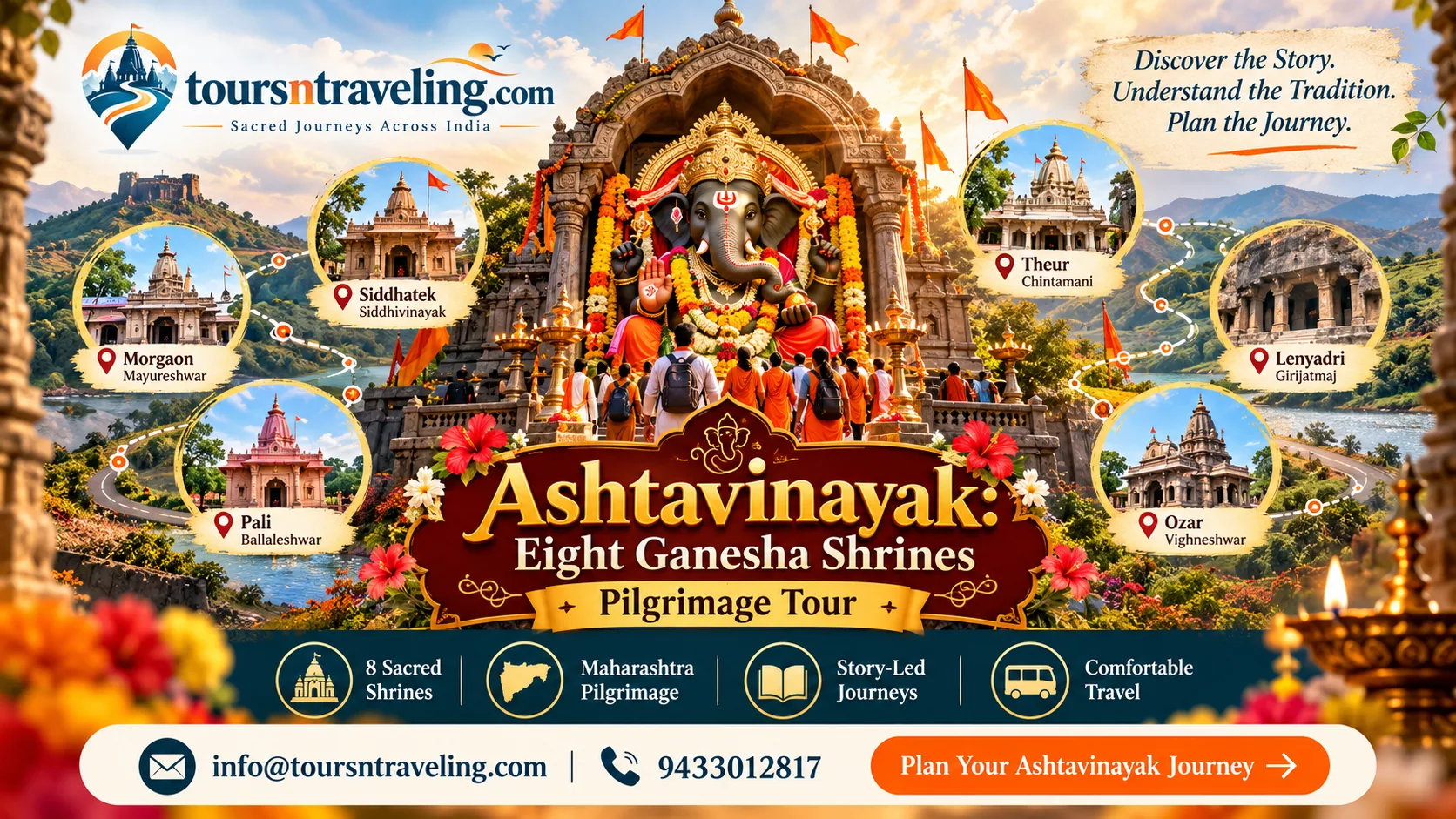 Ashtavinayak: Eight Ganesha Shrines pilgrimage tour