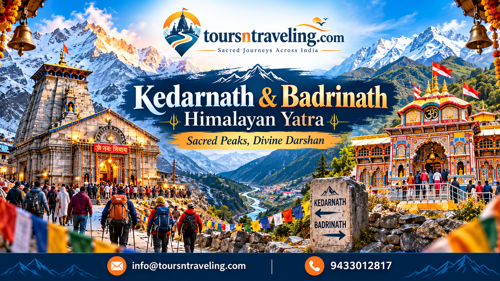 Kedarnath & Badrinath Himalayan Yatra pilgrimage tour