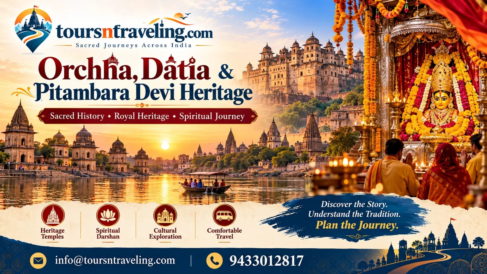Orchha, Datia & Pitambara Devi Heritage pilgrimage tour