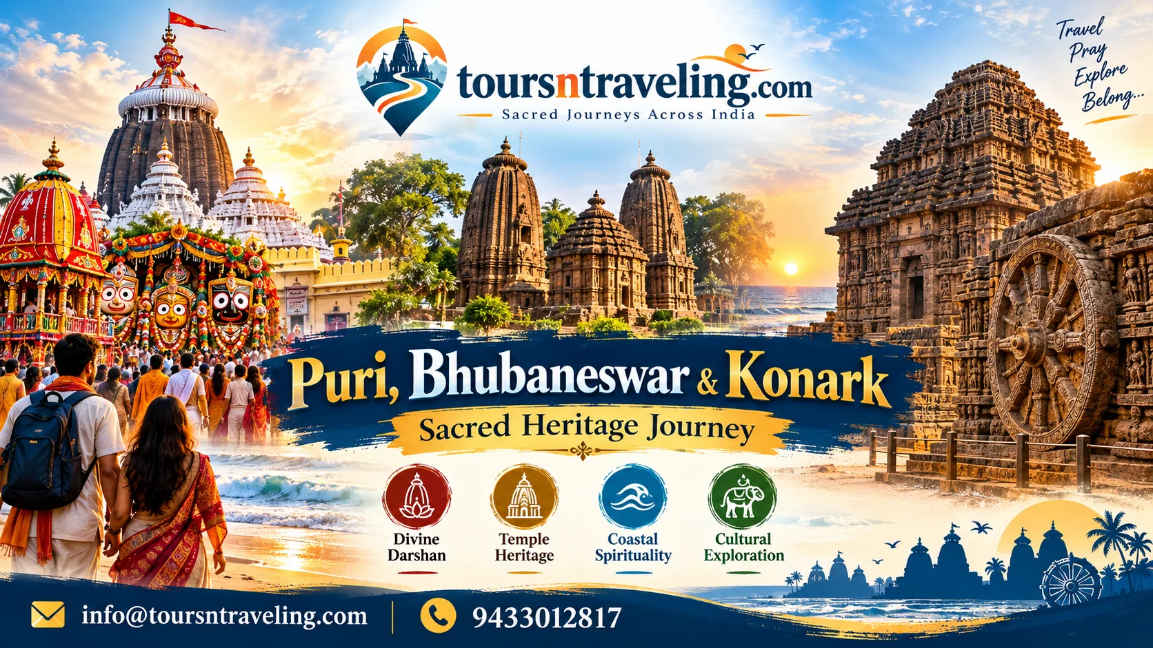 Puri, Bhubaneswar & Konark pilgrimage tour