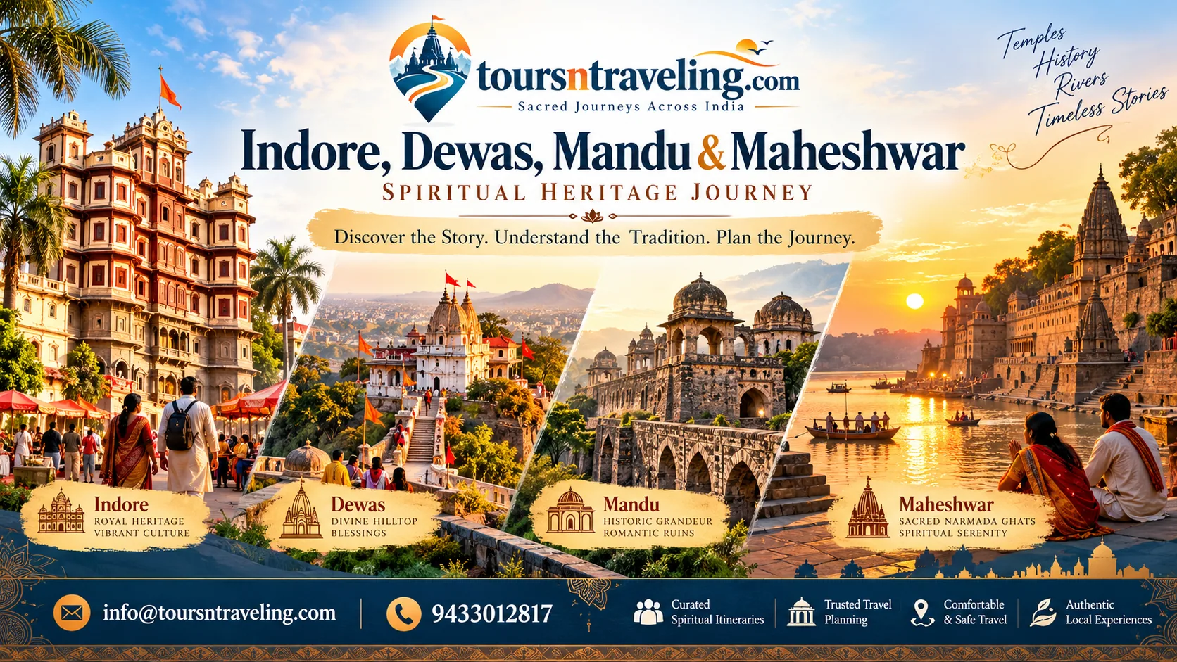 Indore, Dewas, Mandu & Maheshwar Spiritual Heritage pilgrimage tour
