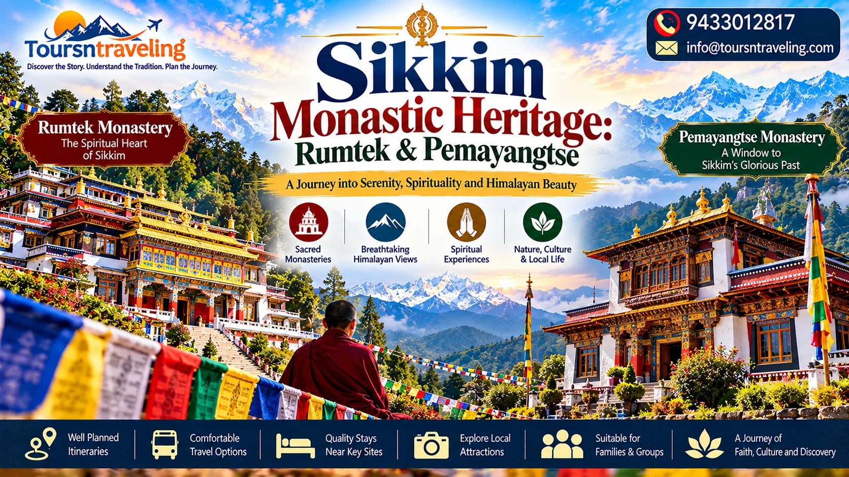 Sikkim Monastic Heritage: Rumtek & Pemayangtse pilgrimage tour