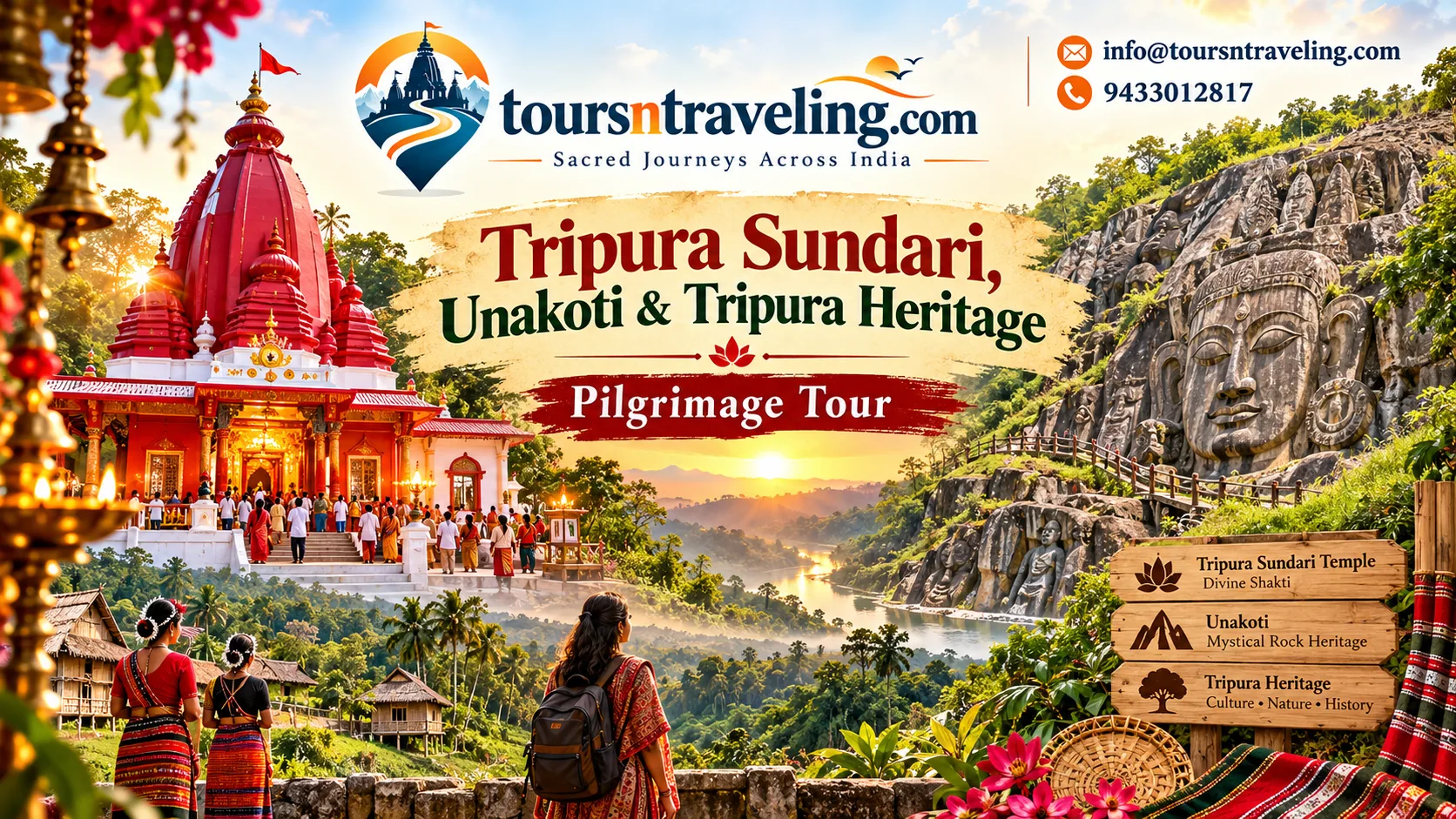 Tripura Sundari, Unakoti & Tripura Heritage pilgrimage tour