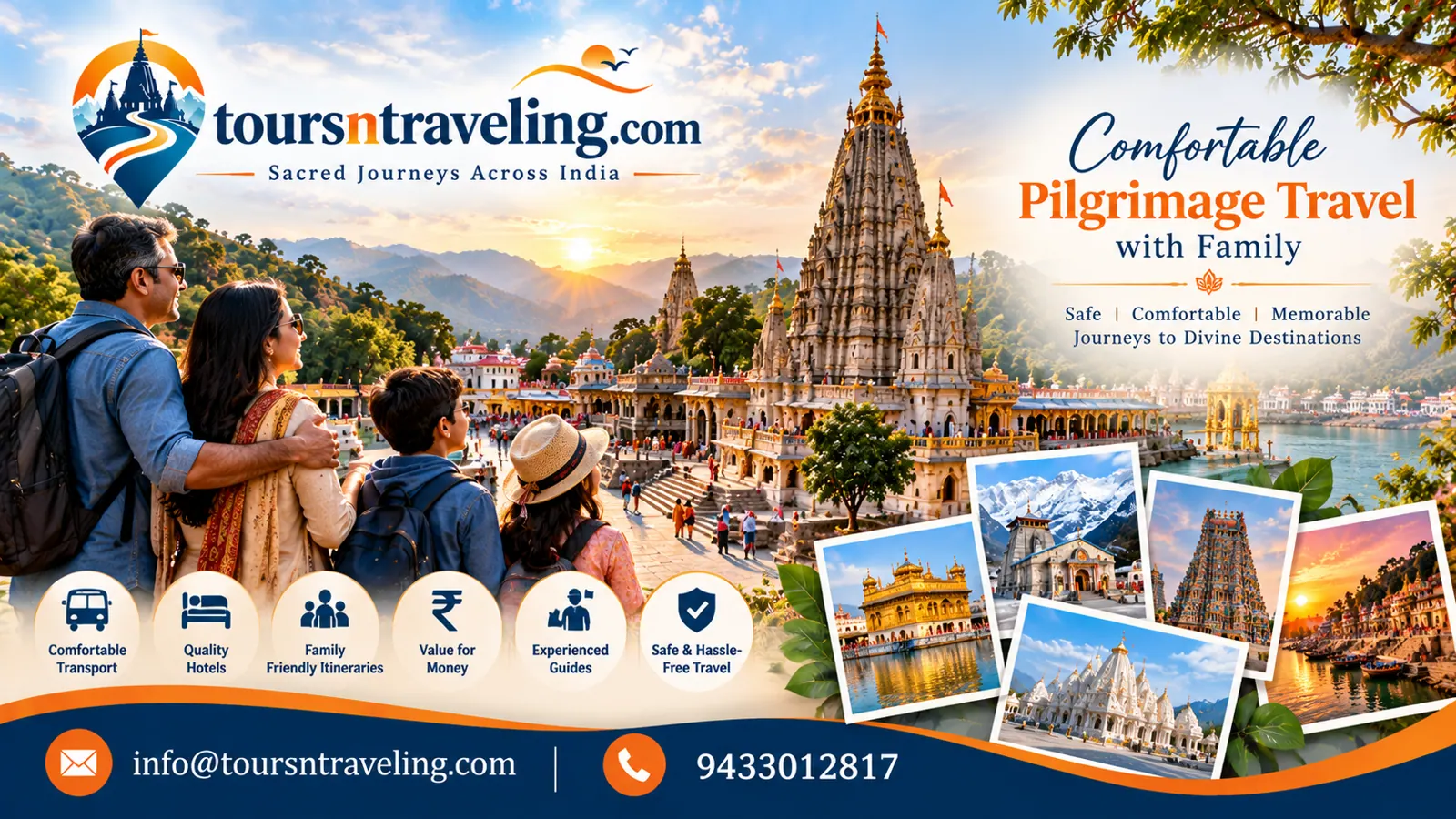 Comfortable pilgrimage travel with family