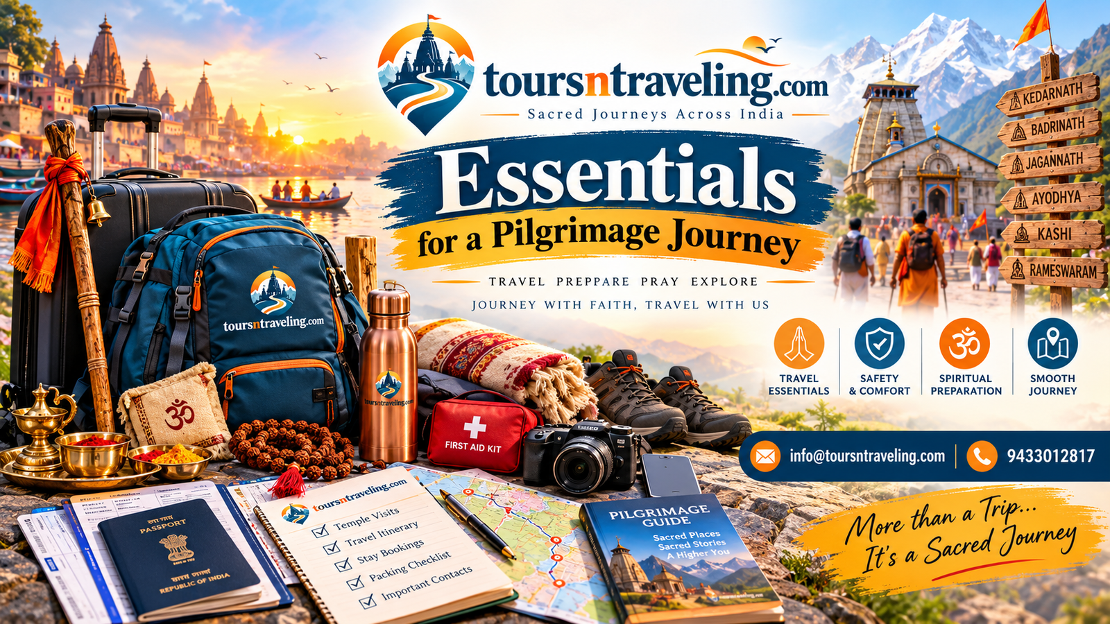 Essentials for a pilgrimage journey